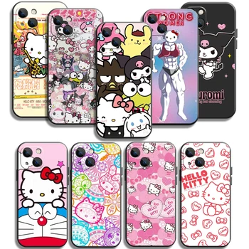  TAKARA TOMY Hello Kitty Telefon Juhtudel iPhone 7 8 SE2020 7 8 Pluss 6 6s 6 6s Pluss X-XR, XS MAX Pehme TPU tagakaas Funda Coque