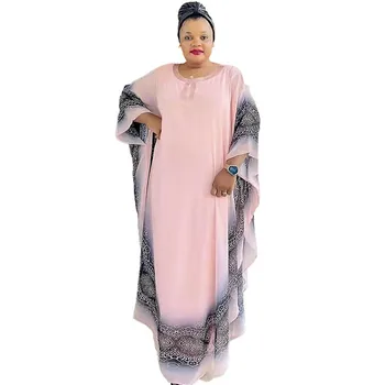  Boubou Aafrika Maxi Kleit Naiste Batwing Varruka Aafrika Kanga, Rõivaste Mood Uus Prindi Sifonki Lahti Rüü Aafrika Kleit Vestidos