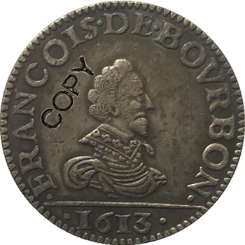  1613 Prantsusmaa 1 liard chateau-regnault koopia mündid