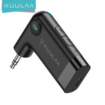  KUULAA Bluetooth Vastuvõtja 5.0 3.5 mm AUX Audio Jack Traadita Adapter Auto PC Kõrvaklapid Mikrofoniga 3.5 5.0 Bluetooth Vastuvõtja